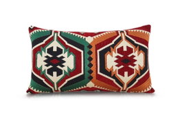 Aberto Design Cojín Esmeli - Red Multicolor